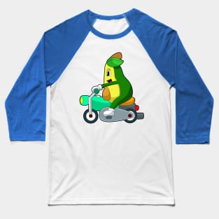 Avocado Motorcycle Baseball T-Shirt